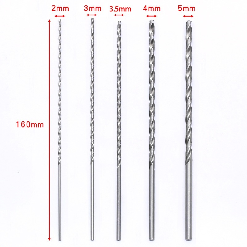 HSS Drills Extra Long Twist Drill Bit for Metal Stainless Steel Aluminium Drilling (SED-TDB-EL)