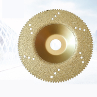 Vacuum Brazed Diamond Cup Grinding Wheel with Lace Edge (SED-GW-VBL)