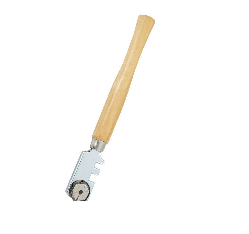 6 Wheels Diamond Glass Cutter with Wooden Handle (SED-GC6-WH)