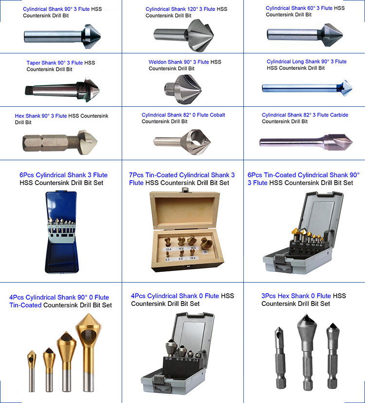 HSS Stop Countersink with 100degree (SED-CSWS)