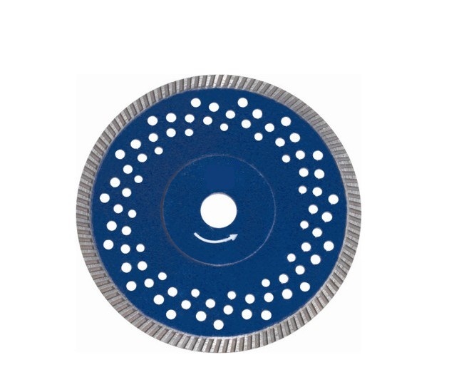 Continous Rim Diamond Blade with Phoenix Tail Body for Stone (SED-DSB-CR)