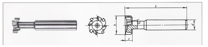 HSS T-Slot End Mills with Straight Shank (SED-EM-TS)