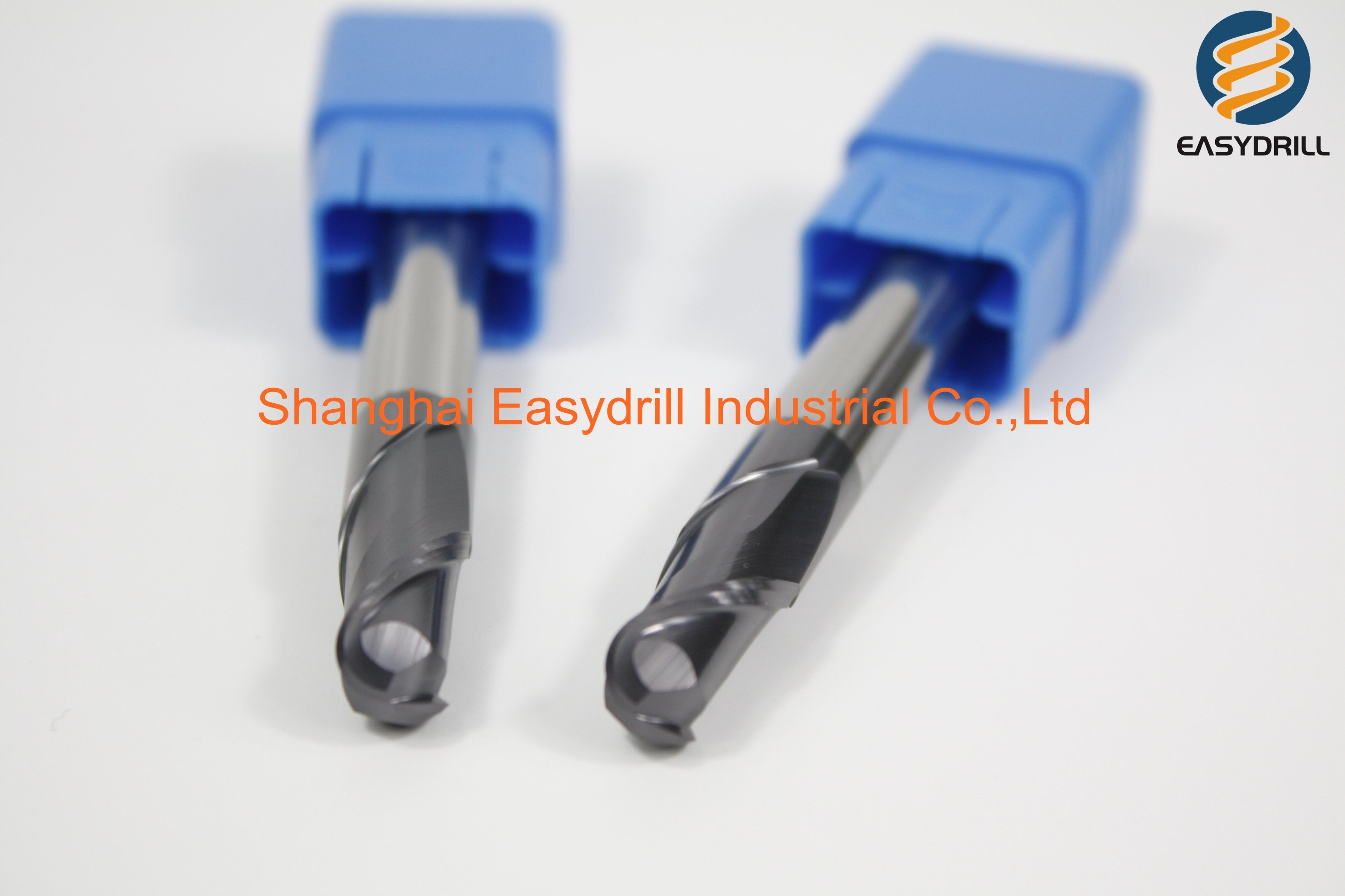 HRC 45 Tungsten Carbide End Mill Black Coating Ball Nose End Milling Cutter