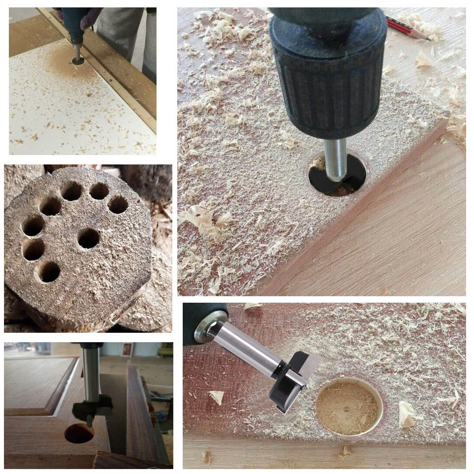 Sawtooth Wood Boring Drill Bit Wood Hole Saw for Woodworking (SED-WBSF)